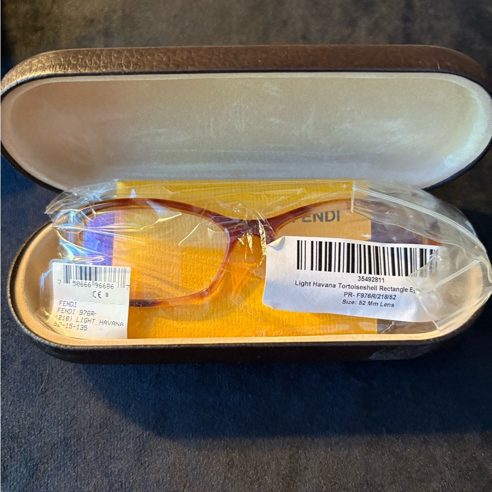 Fendi Tortoiseshell Rectangle Eyeglasses 👓 (prescription)